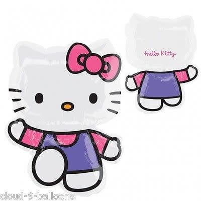 30" H.Kitty Pink Prpl Super Shape