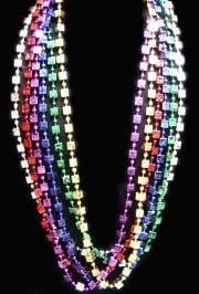 33 Inch Bead Necklace 25/pk - Dice New Year