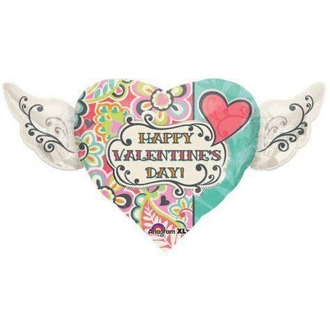 بالون قصدير أجنحة القلب الفنية مقاس ٣٣ إنش - عيد الحب