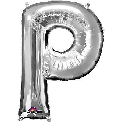 33" Letter P Silver