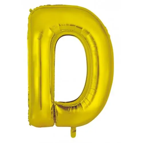 34 Inch Balloon Letter Gold-D