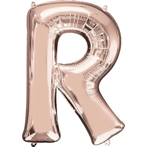 34 Inch Balloon Letter Rose Gold-R