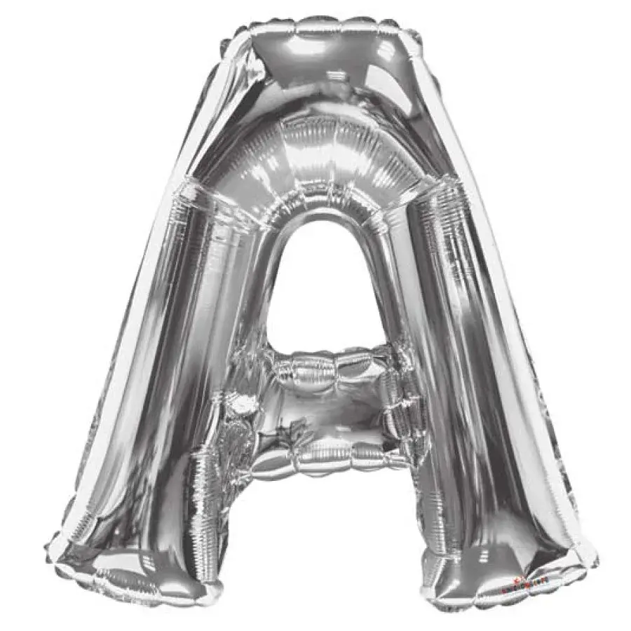 34 Inch Balloon Letter Silver-A