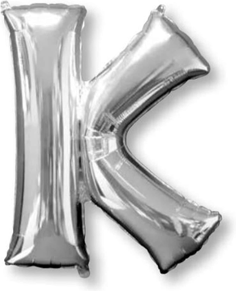 34 Inch Balloon Letter Silver-K