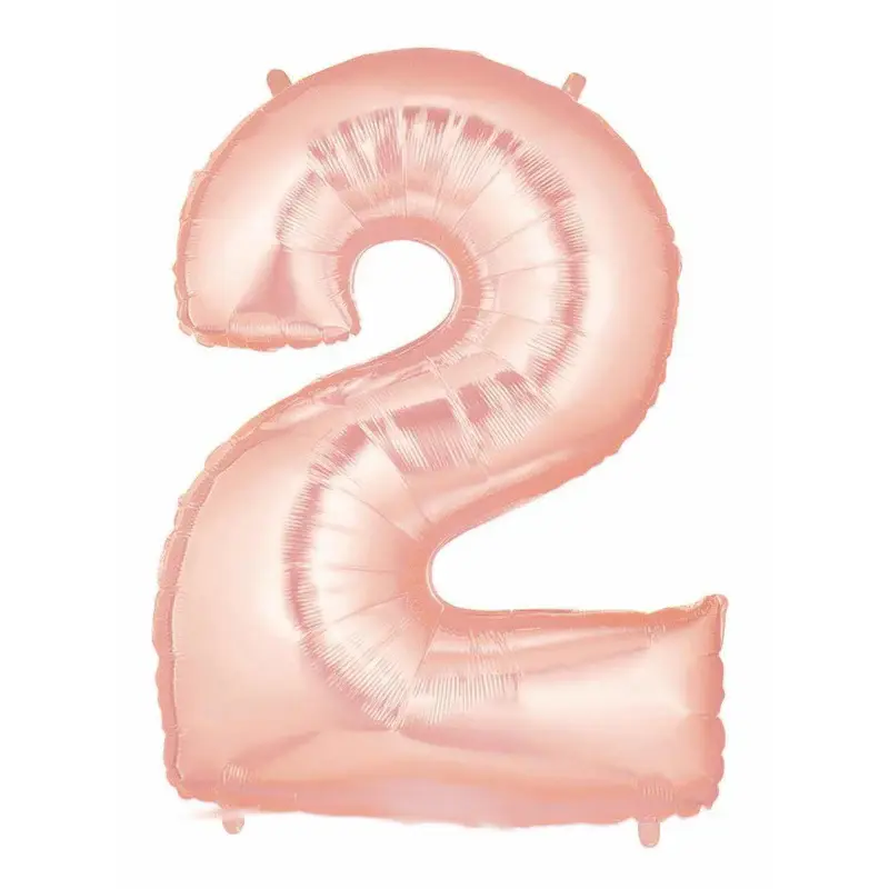 34 Inch Balloon Number Rose Gold-2