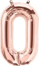 34 Inch Number 0 Rose Gold
