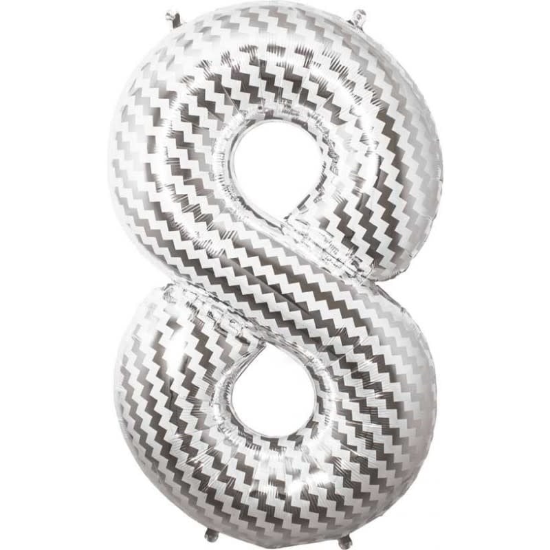 34" Number 8 Chevron