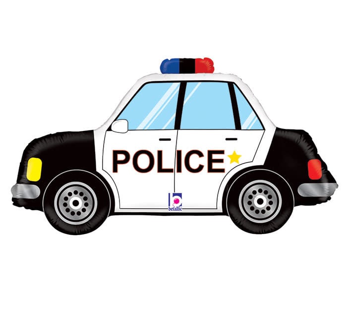 34 Inch Police Car Shape Balloon