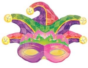 35'' Mardi Gras Mask Masquerade