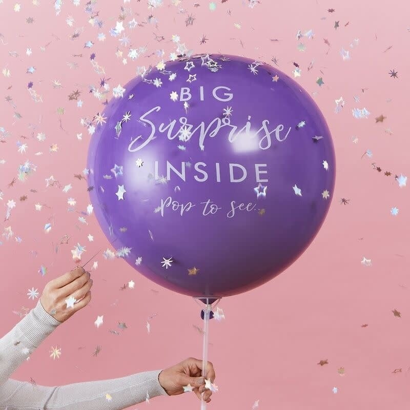 36 Inch Balloon Big Surprise Insite Gender Reveal