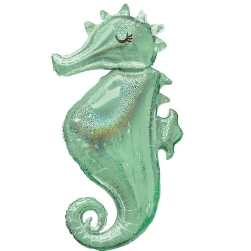 38" Mermaid Seahorse Shp - Flt Mermaid
