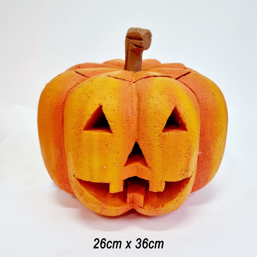 3D Light-Up Pumpkin (36X26) cm Halloween