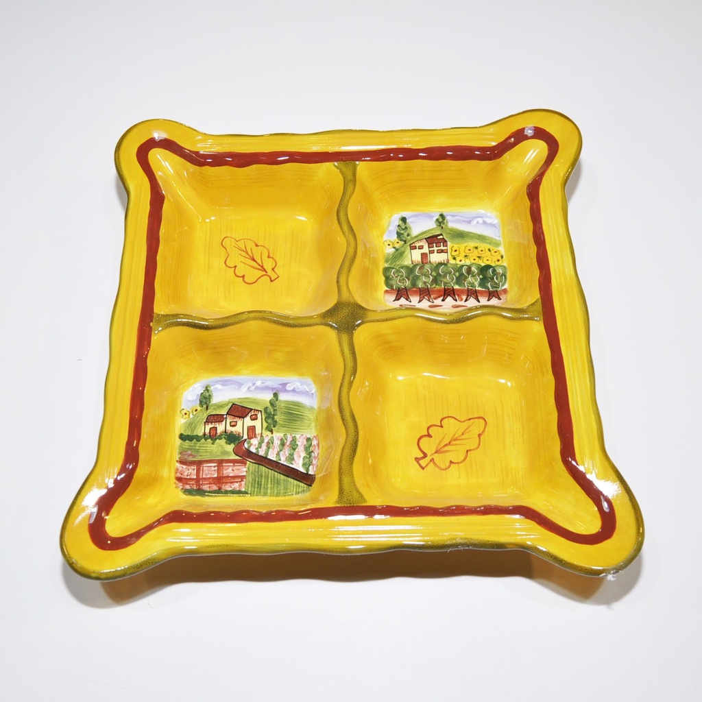 4 Section Relish Dish Home Accessories