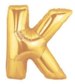 بالون حرف K ذهبي - 40 إنش