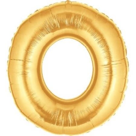 40" Letter O Gold