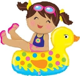 41" Girl Floatie Shp - Flt