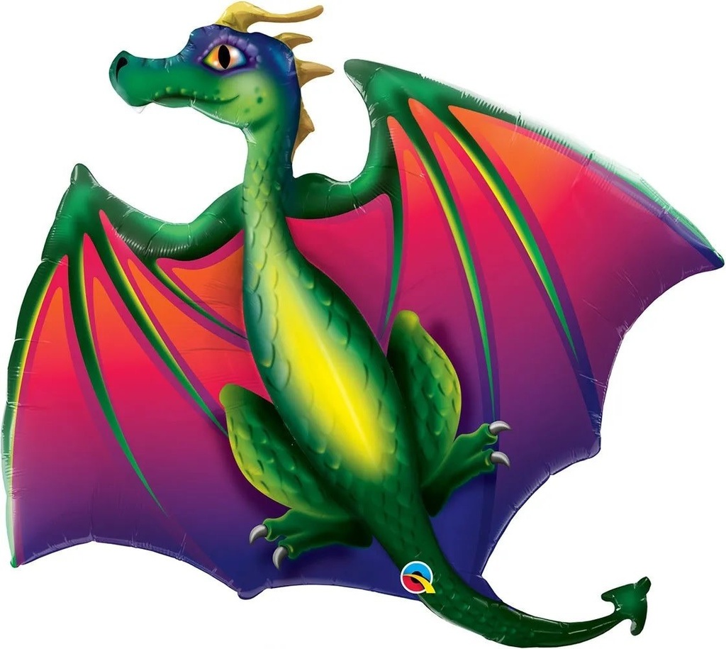 45" Foil Balloon-Mythical Dragon Shape