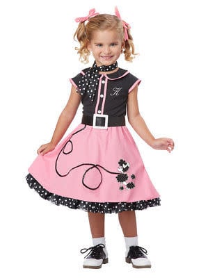 50s Poodle Cutie Girls Toddler