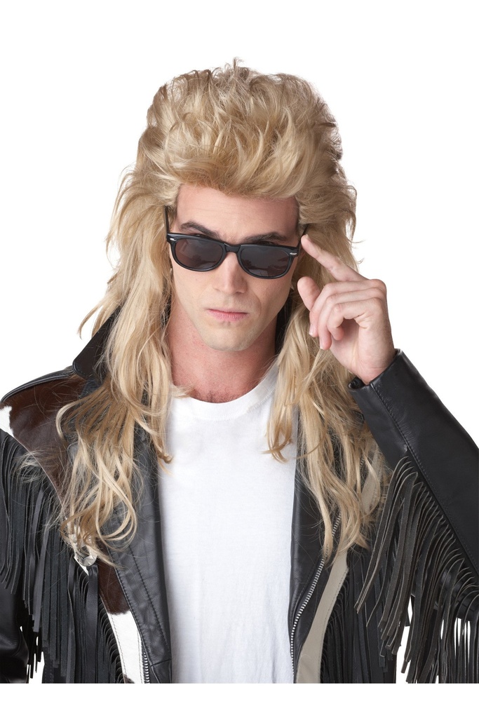 80'S Rock Mullet Wig 80's Eighties