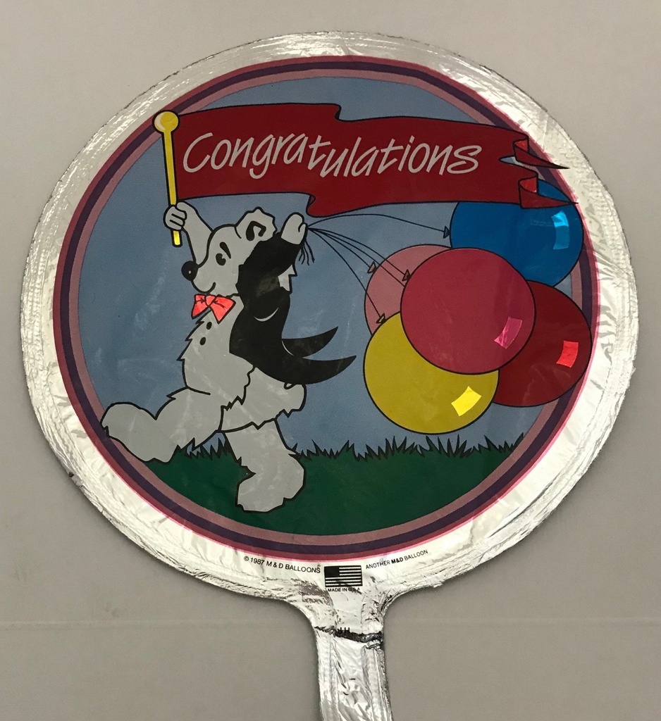 9" Round Mylar - Congratulations Graduation