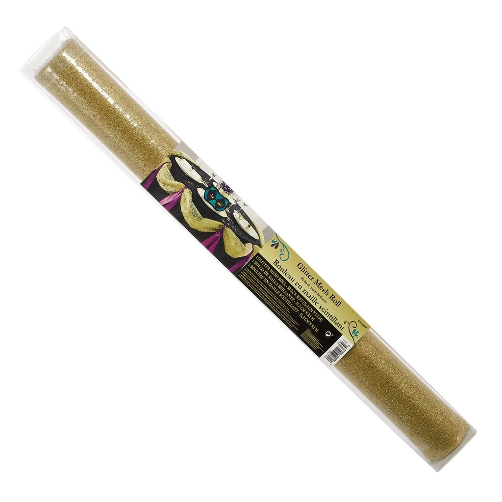 A Night In Disguise Glitter Fabric Roll New Year