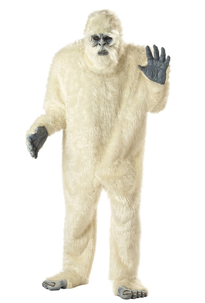 Abominable Snowman Men's costume Adult-ONE SIZE