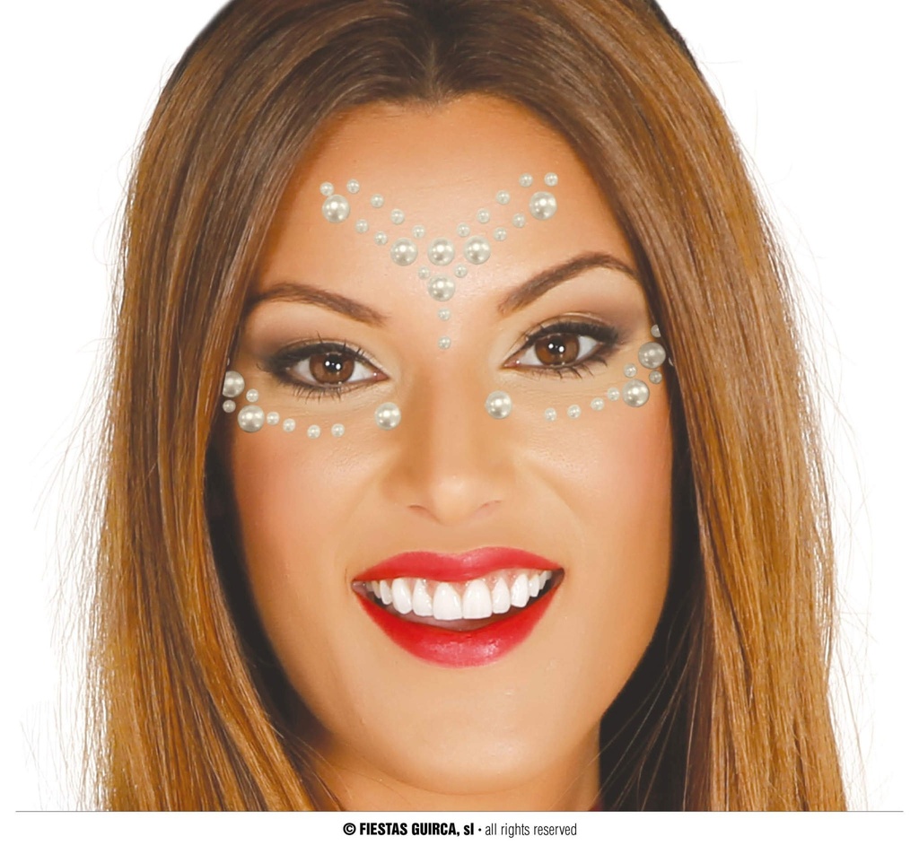 Adhesive Facial Jewels-Bubbles