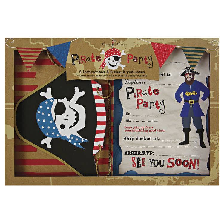 Ahoy There Pirate - Invite &Thank U