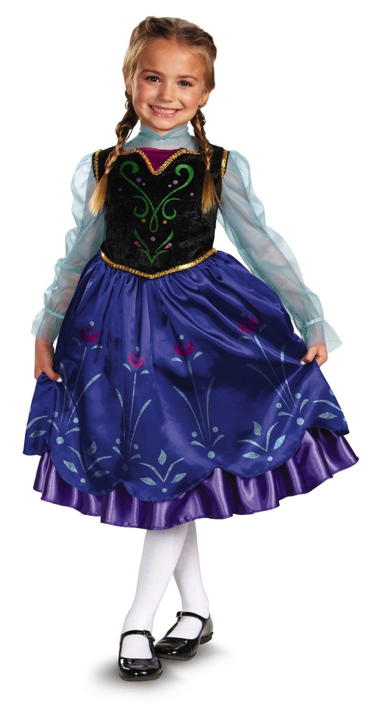 Anna Deluxe  Costume S/ (4-6)yrs Girls Child
