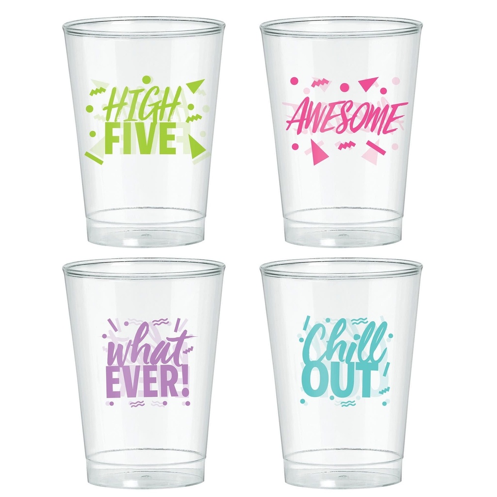 Awesome Party Assorted Tumblers, 10 oz. 80's Eighties