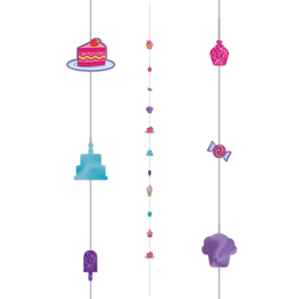 BALLOON FUN STRINGS - CUPCAKE