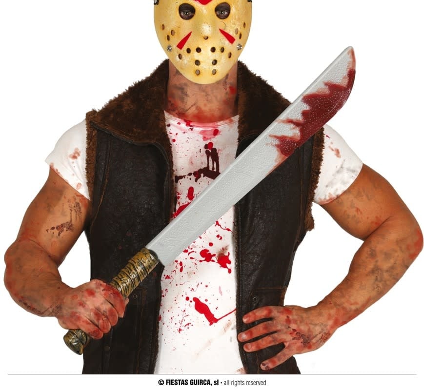 BLOODY MACHETE 76 CM