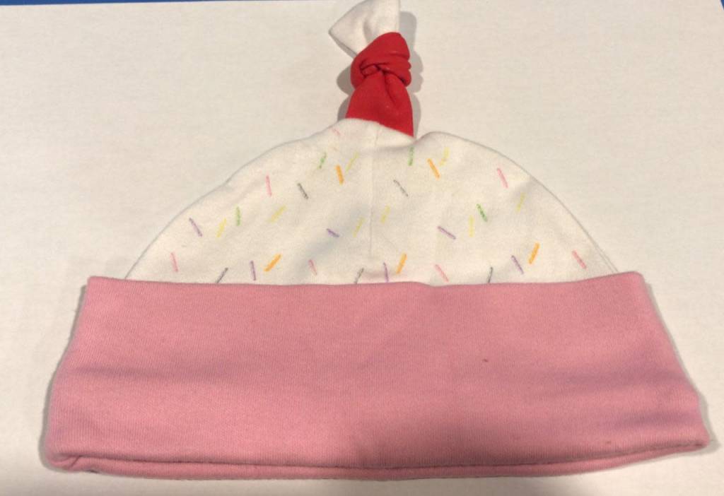 Baby Girl Hat-Pink First Birthday Girl