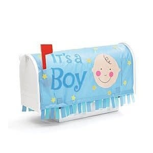 Baby Mailbox Cover-Blue