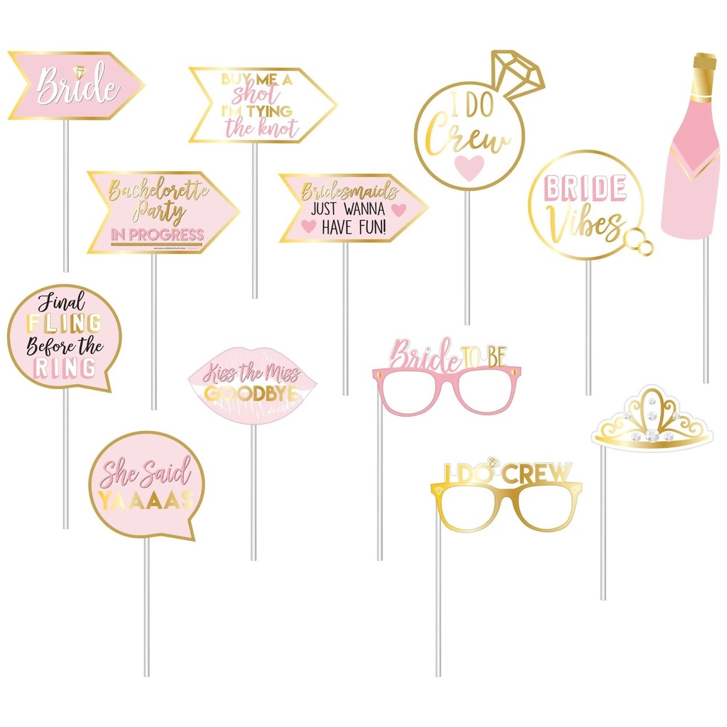 Bachelorette Photo Props Bridal & Wedding