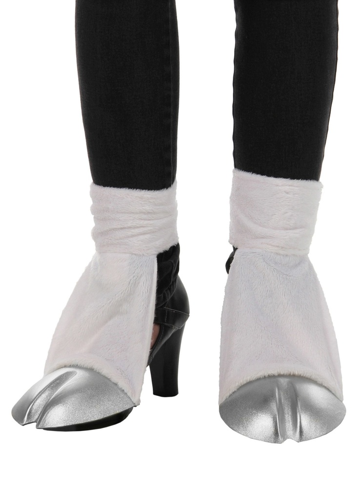 Back Hooves Unicorn Costume Silver