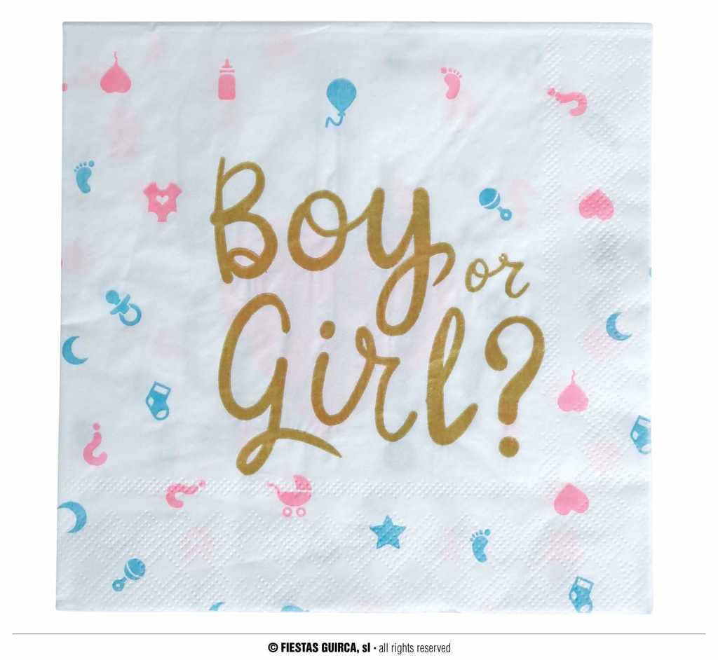 Bag 12 Napkins Is It A Boy Or Is It A Girl?