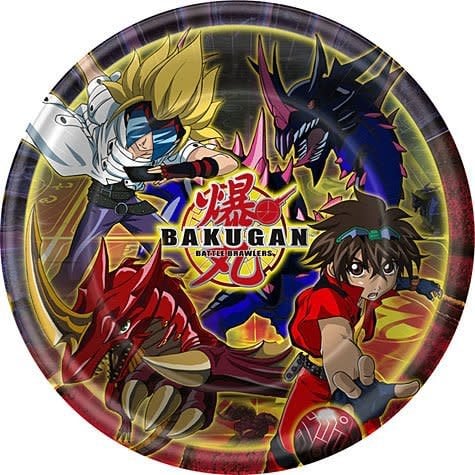 Bakugan-7 Inch Dessert Plate pk/8