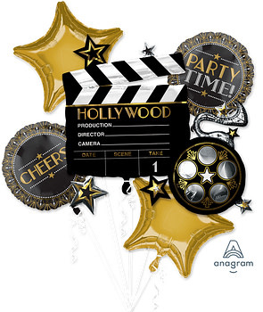 Balloon Bouquet-Lights Camera Action Hollywood Movie Night