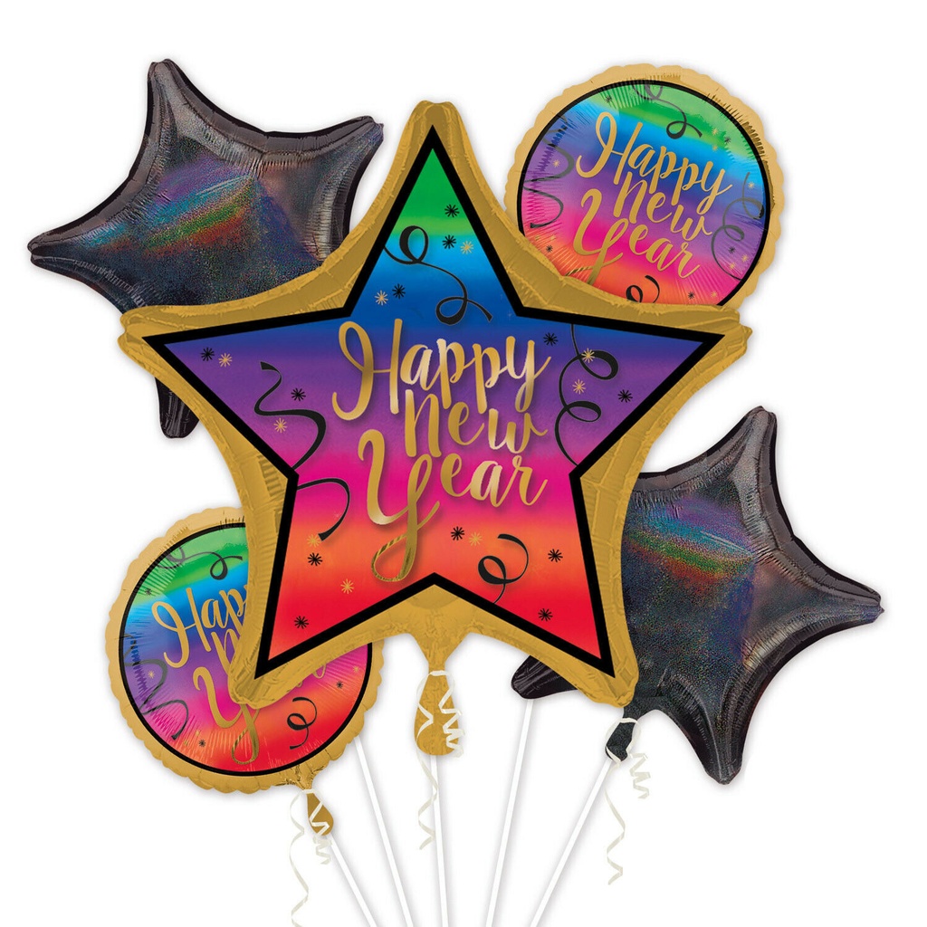 Balloon Bouquet-New Year Colorful New Year