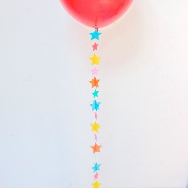 Balloon Tail - Rainbow Star