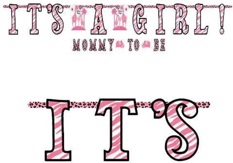 Banner - Letter Sweet Safari Girl