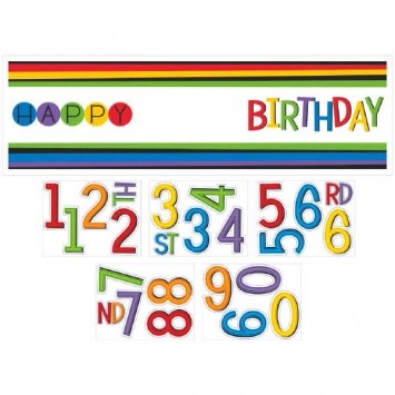 Banner Giant Kit - Happy Birthday Add Any Age