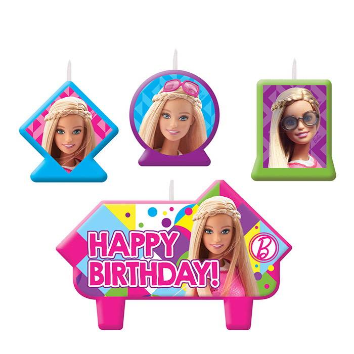 Barbie Sparkle-Birthday Candles