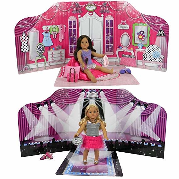 Bedroom & Runway Backdrop Play Board