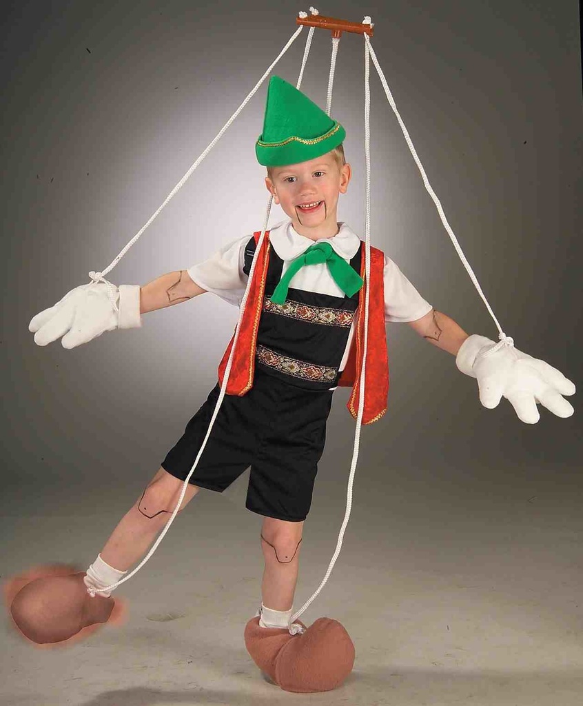 Pinocchio Puppet Boys Costume S/Child