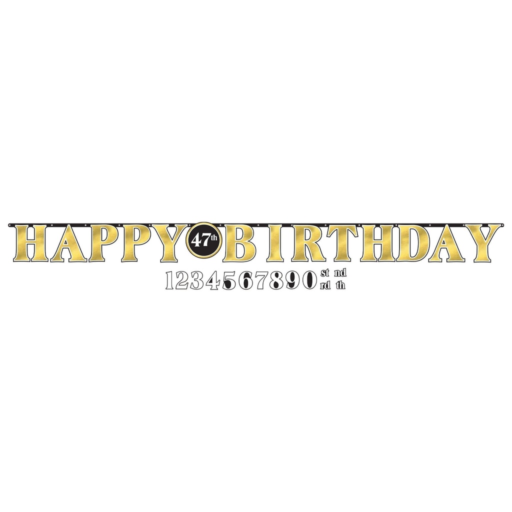 بنر أحرف عبارة الأفضل مع التقدم في العمر لعيد الميلاد مع ميزة إضافة العمر (Better with Age Birthday Add-An-Age Letter Banner)
