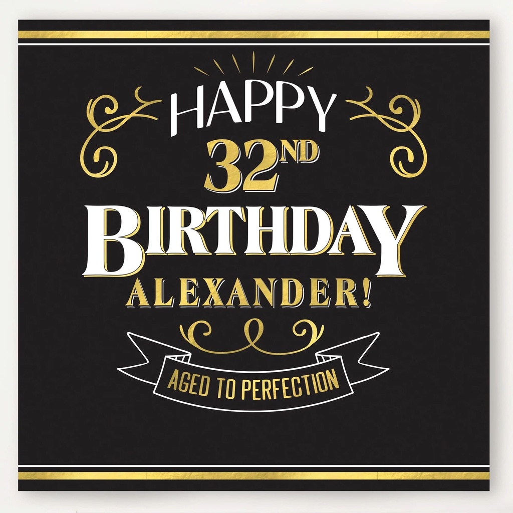 Better with Age Birthday Customizable Backdrop
