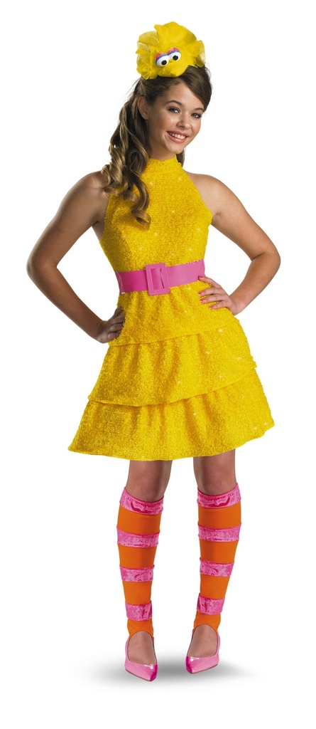Big Bird Sassy Women's Costume Girls Teen 14-16 Years