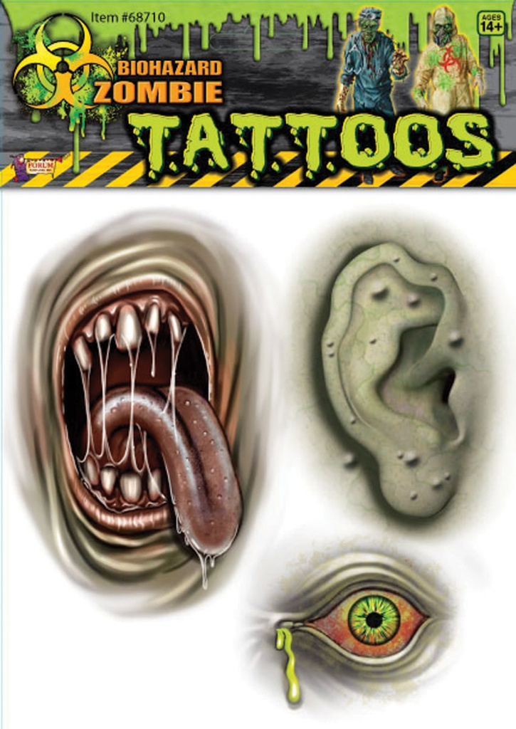 Biohazard Zombie Tattoo